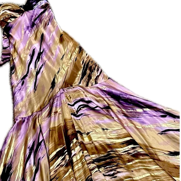 👠🥂 MARY L COUTURE Rare Bohemian Goddess Holiday Gala Gown | XS/S | Formal Maxi - Picture 3 of 5